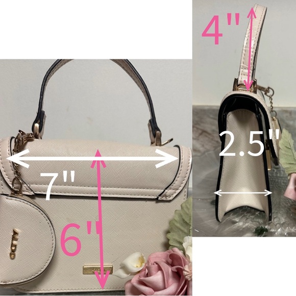 Aldo Cream Mini Bag with Gold Details - Picture 6 of 6